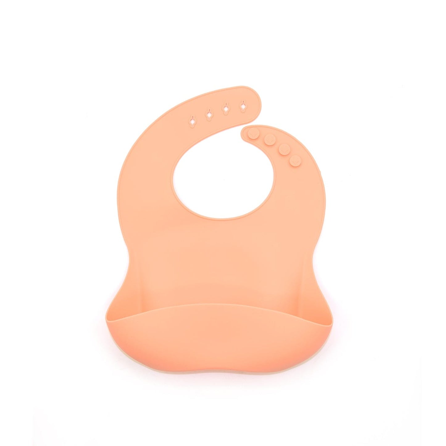 Silicone Bibs in 6 Assorted Colors: Coconut